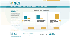 Desktop Screenshot of nationalcoreindicators.org